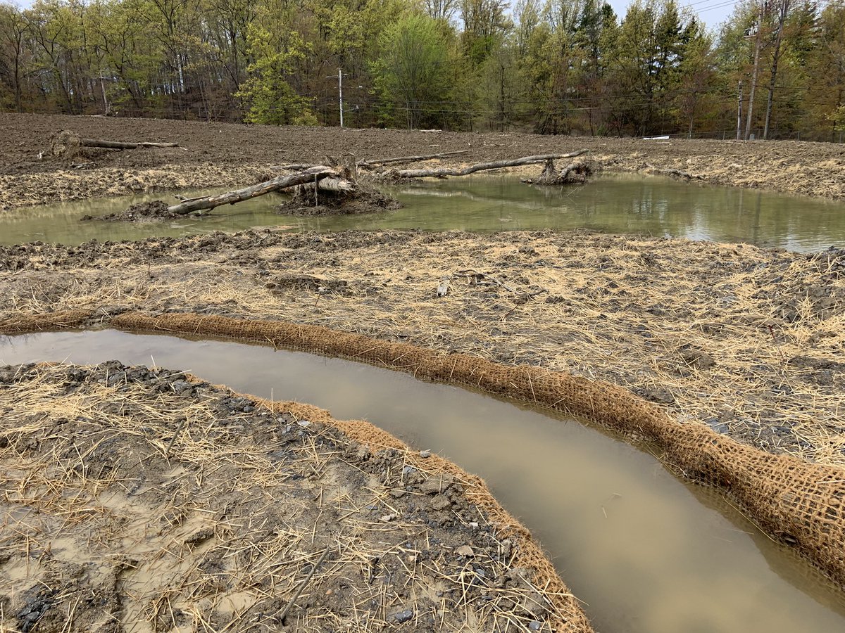 west_creek's tweet photo. Finally a rain-free day to check out in progress #restoration projects #movingdirt #ProtectRestoreConnect #waterquality https://t.co/qkzOQyJEu6