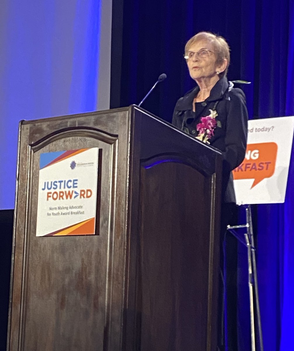TanaSenn's tweet photo. The incredible Justice Bobbe Bridge was honored today by @CCYJ_WA , an org she founded to reform child welfare & juvenile Justice. Yet another way she lives her values of #TikkunOlam. TY for helping make radical, needed & equitable change! #waleg #justiceforward https://t.co/G4n3S0musd