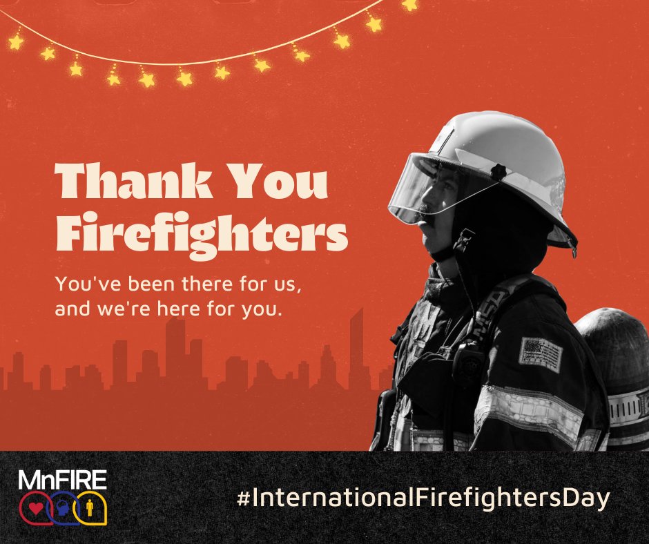 Happy International Firefighters Day to the dedicated firefighters here at home and across the world who serve and protect our communities every day!  #IFFD #InternationalFirefightersDay