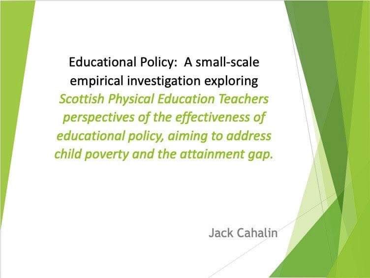 Pe4Conference's tweet photo. Our second presentation of day 3 led by Jack Cahalin will be looking at Poverty and the attainment gap. A very interesting topic that will be useful to everyone!! ✅ https://t.co/zXI2akjNpI