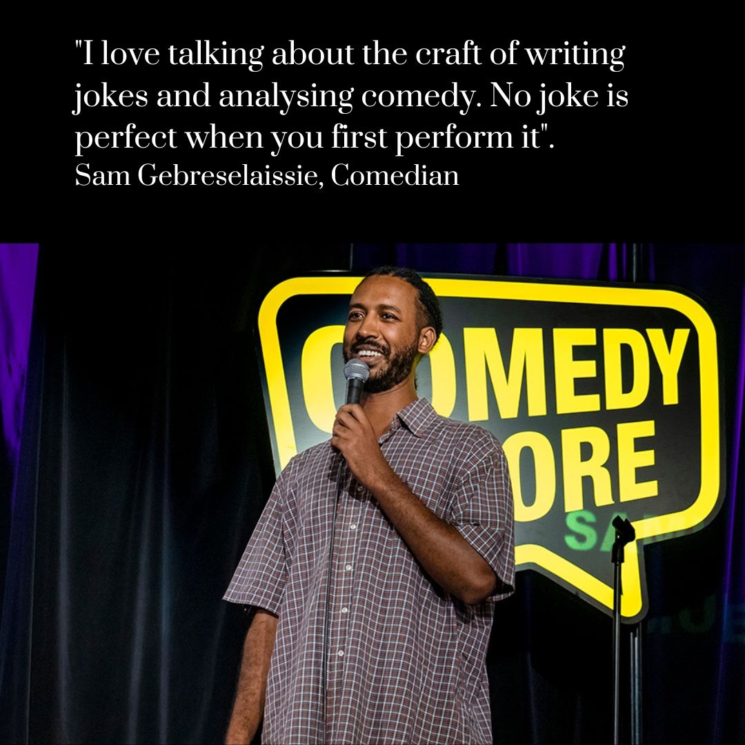The Westsider (@westsidernews) on Twitter photo Local comedian Sam Gebreselassie spoke to us for our April edition. Read more here. 
 thewestsider.com.au/sam-gebreselas…
#thewestsider #westsider #localcomedy Local comedian Sam Gebreselassie spoke to us for our April edition. Read more here. 
 thewestsider.com.au/sam-gebreselas…
#thewestsider #westsider #localcomedy