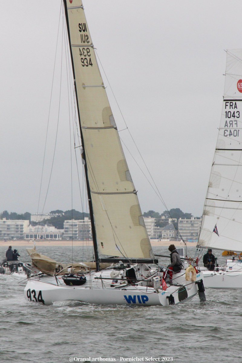 Première course en solitaire la Select Pornichet. 8ème sur 30 en proto. Content mais pas satisfait.