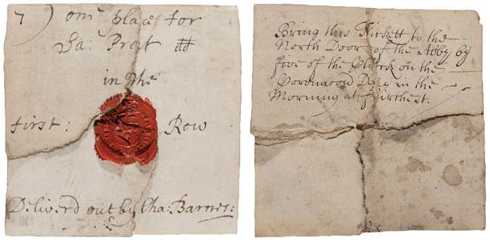 archaeologymag's tweet photo. From the Archives: Beneath the floorboards of an arcaded gallery that sits some 70 feet above Westminster Abbey’s main aisle, archaeologists discovered an invitation to Queen Anne’s 1702 coronation. #Coronation  

https://t.co/orvEslbzv9 https://t.co/HgAFKiB5Sk