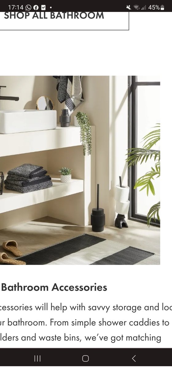 beardwell17's tweet photo. @Matalan you have this photo advertising the monochrome towels in store and website but where can I get the rug from? I have look at everything on your website! Thanks x https://t.co/4zH8Z46X33