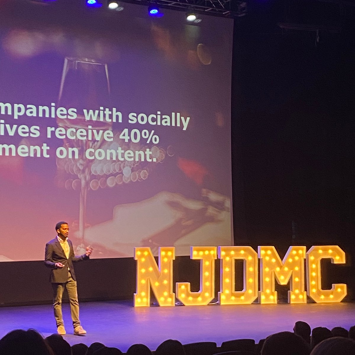 NJDMConf's tweet photo. It’s lunchtime at #NJDMC2023 - thank you to our first 2 speakers Suvajit Basu &amp; Javid Louis for some amazing presentations! https://t.co/LPgqt8XJSP