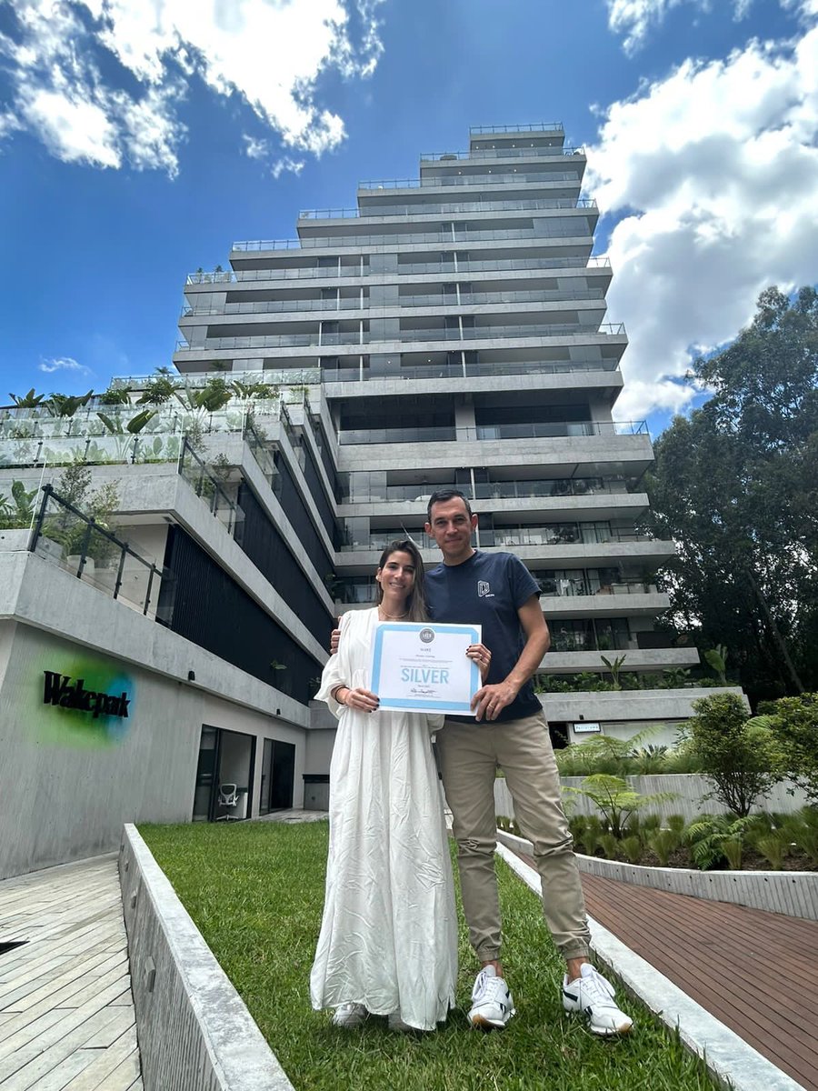 wakehotels's tweet photo. Las empresas tienen la responsabilidad de volverse activistas de sus valores 🌱  Recibimos la certificación oficial Leed Silver para Wake 🥈
#energia #diseñoambiental https://t.co/AESOPQSw9h