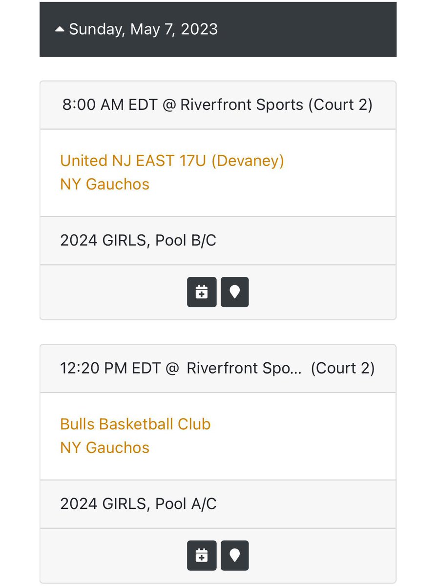 Coaches.. here’s my schedule for this weekends tournament at NJ Spring Classic. Ready to put on a show !! 🧡🖤 <a href="/ladychoz/">Lady Choz</a> <a href="/LadyChozNYC/">Lady Choz</a>