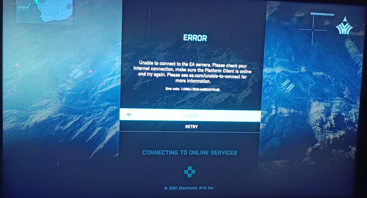 burakirca's tweet photo. @BFBulletin No. 
Xbox Series S BF2042 unable to connect to servers. https://t.co/kZQo5GoEnb