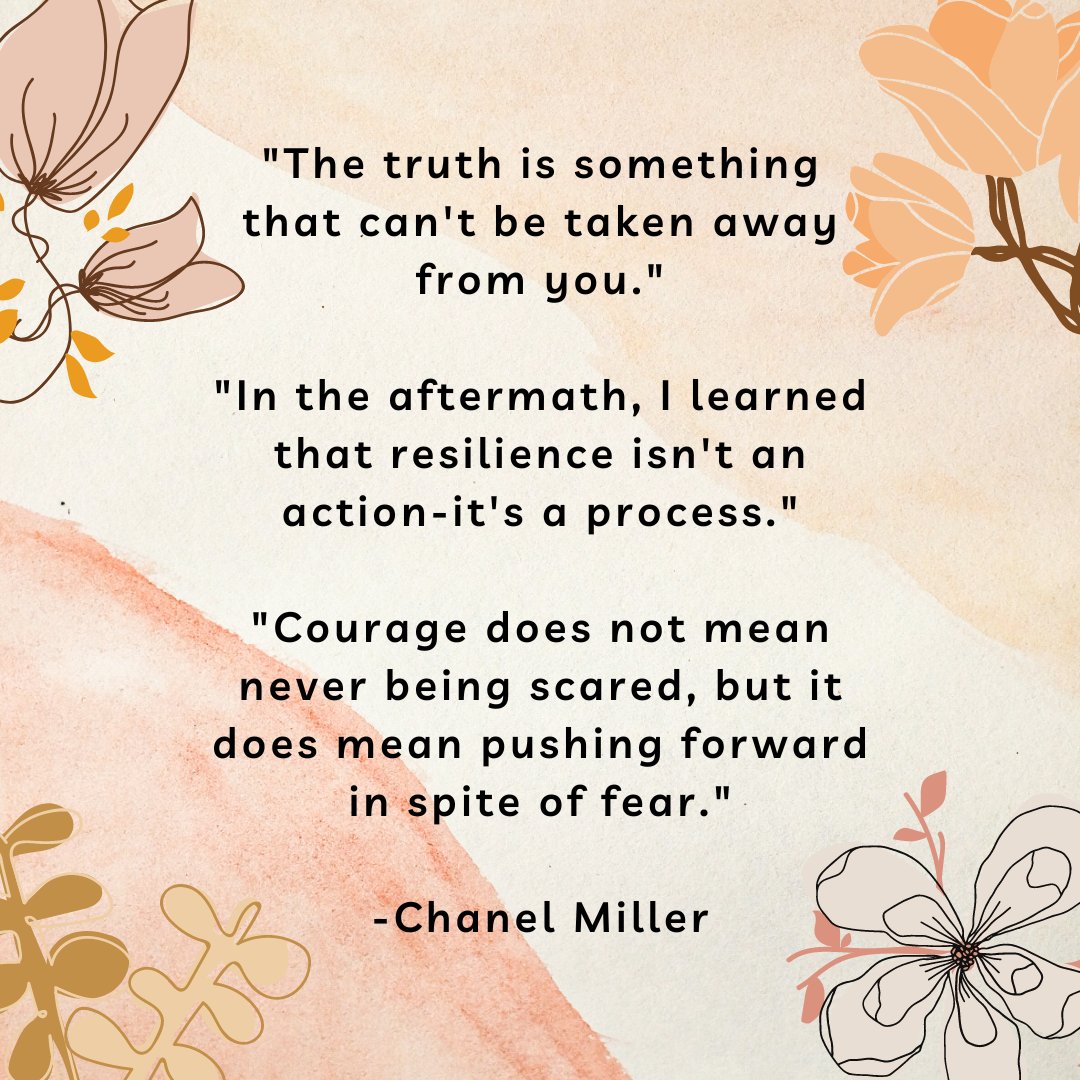It's Asian Pacific Islander Desi American (APIDA) Heritage Month! We wanted to shine a light on Chanel Miller, a Chinese-American writer, artist, and survivor. She wrote the memoir "Know My Name," and in it, she tells her story of being the survivor of the 2016 Brock Turner case.