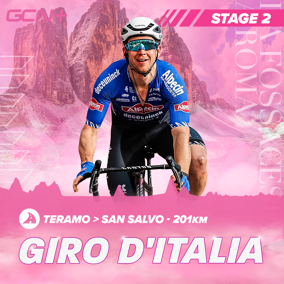 GCN Racing on Twitter "Giro Stage 2 Teramo > San Salvo (202km) The
