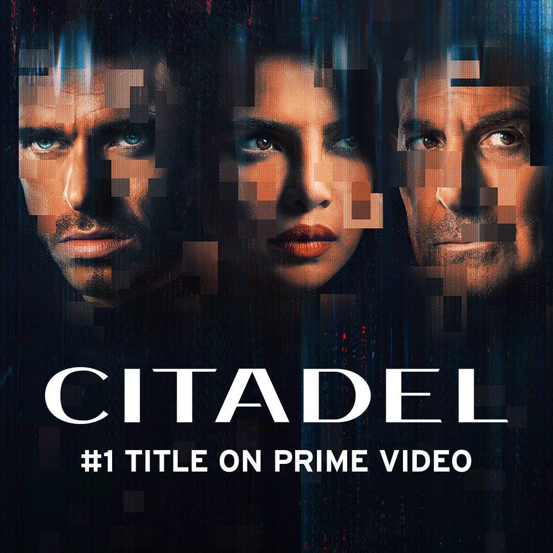 priyankachopra's tweet photo. Damn! Thank you so much to everyone who is watching… Citadel is @PrimeVideo’s NUMBER ONE title in nearly 200 countries and territories! 🥳

Gear up for episode 3 tonight @CitadelonPrime https://t.co/OFrvJ33Lpq