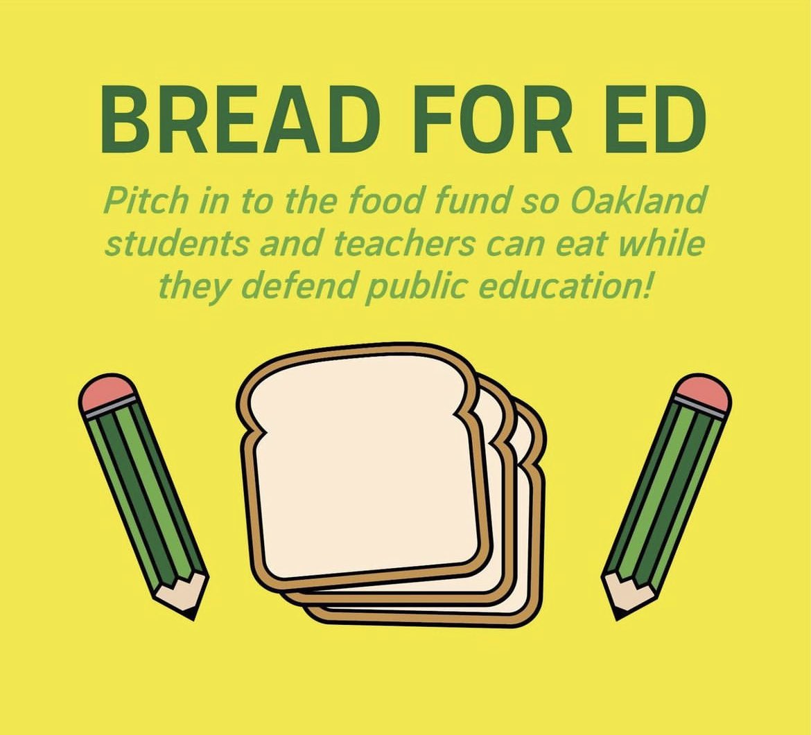 berecanfly's tweet image. Nobody wants to go on strike but OUSD’s bad faith bargaining is denying our students stable classroom and additional support they deserve. #breadfored donorbox.org/breadfored-202…