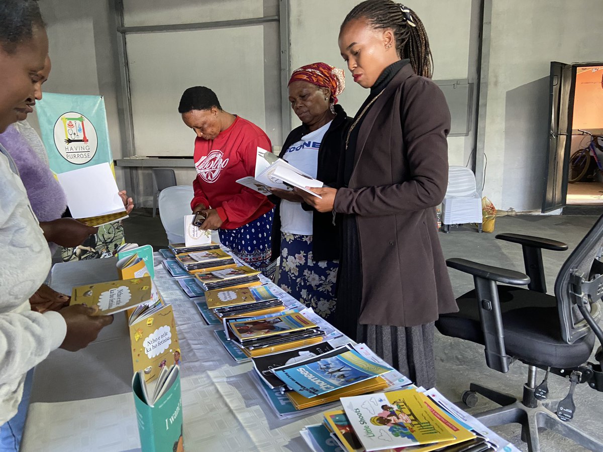 HandsCycling's tweet photo. Upon hearing of the need for books in seven preschools in Mafeteng. We reached out to @thehubatmorija and our request for books was met with a fast response which resulted in a donation of over 100 books that were handed to the schools in today’s evening. https://t.co/GhCzb2gi5h