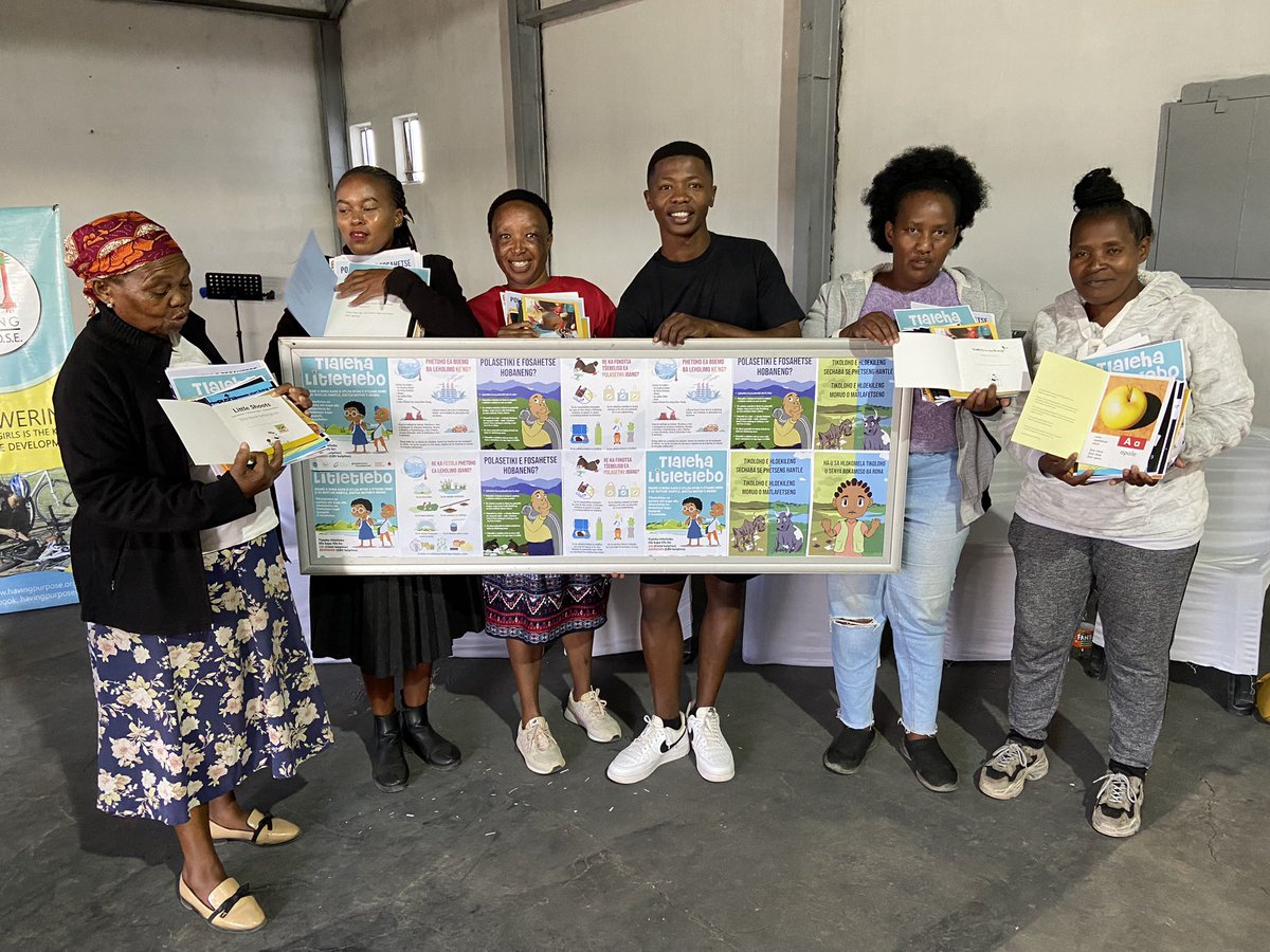 HandsCycling's tweet photo. Upon hearing of the need for books in seven preschools in Mafeteng. We reached out to @thehubatmorija and our request for books was met with a fast response which resulted in a donation of over 100 books that were handed to the schools in today’s evening. https://t.co/GhCzb2gi5h