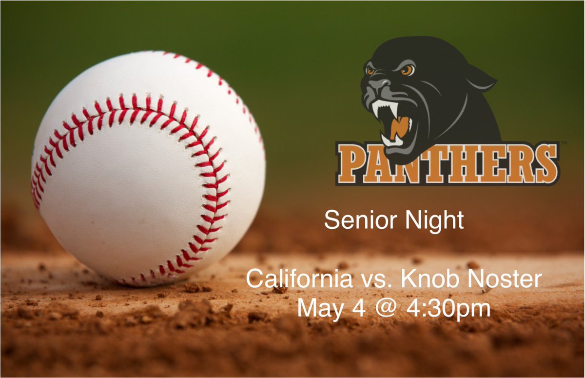 It’s Senior Night tonight, come on out to the complex and cheer on the Panthers as we recognize our Seniors Luke Bolton and Tony Diaz!