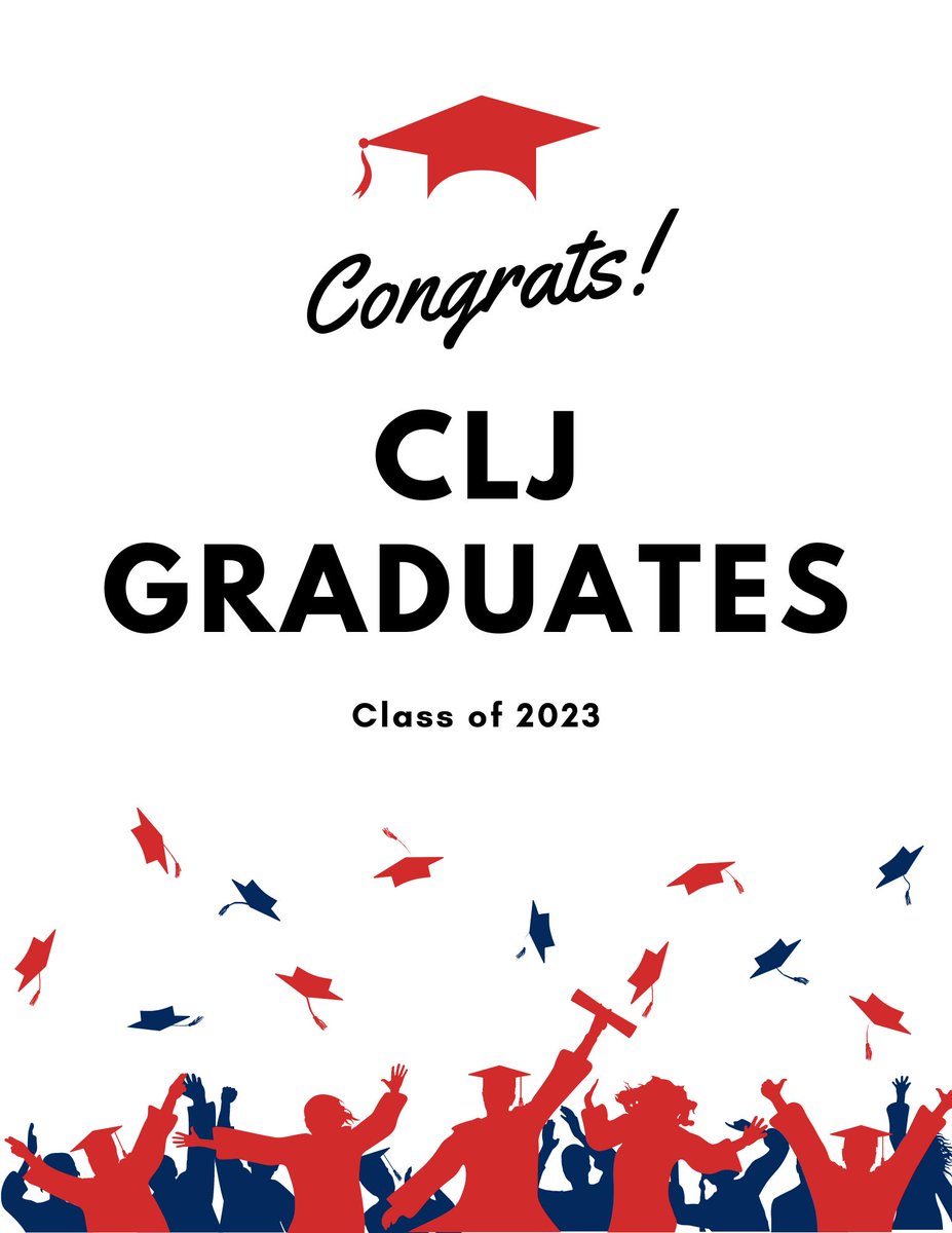 Congratulations to all our soon-to-be CLJ graduates! The CLJ Department wishes you the best in all your future endeavors! #uic #cljuic #graduation2023