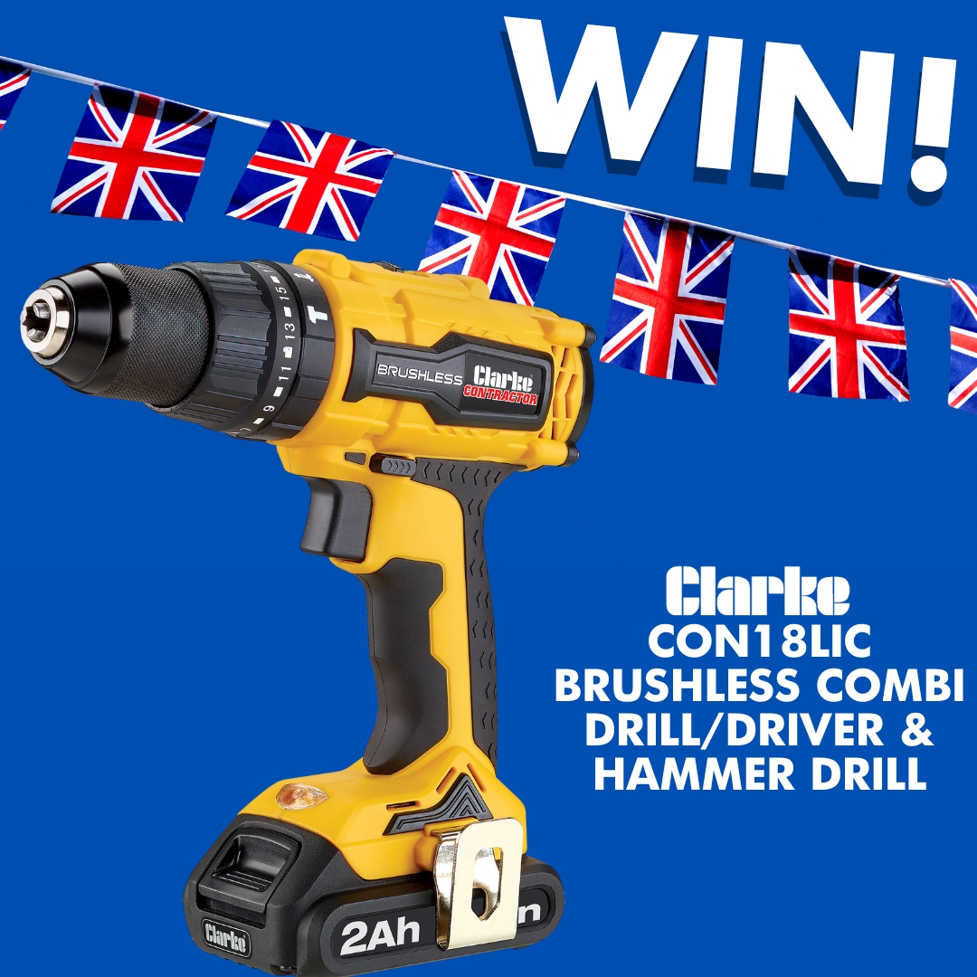 MachineMartUK's tweet image. In this week's #FreebieFriday you could #WIN this fantastic Clarke Combi Drill/Driver worth 𝗢𝗩𝗘𝗥 £119!

Follow us and retweet this post to enter, it's that easy. 

#Competition ends on Tuesday 9th May at 5pm. T's and C's apply.

𝙂𝙤𝙤𝙙 𝙡𝙪𝙘𝙠!🤞👑