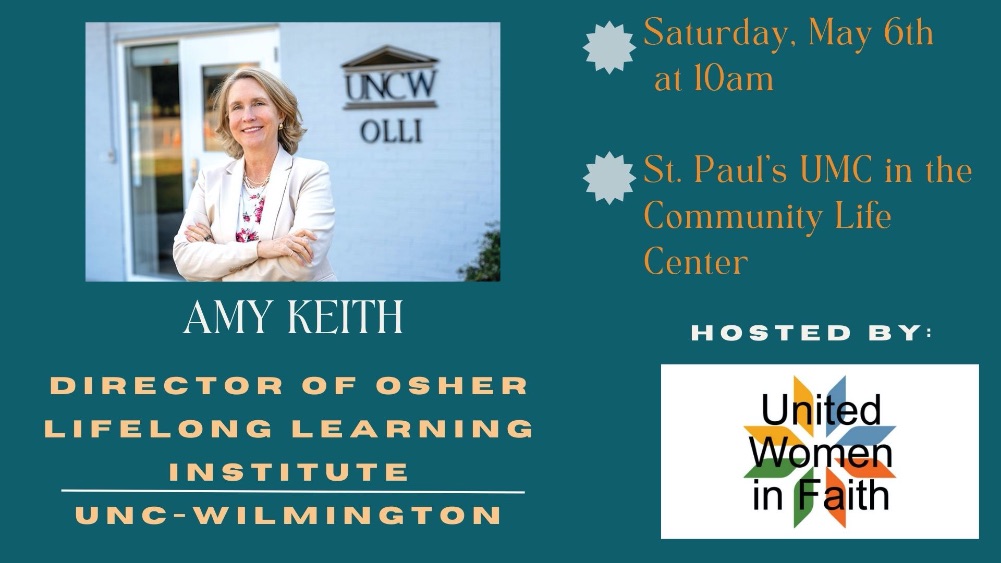Join us on Saturday at 10am for the UWF Guest Speaker, Amy Keith, and other news from St. Paul's - mailchi.mp/deae8b1d2239/n…
