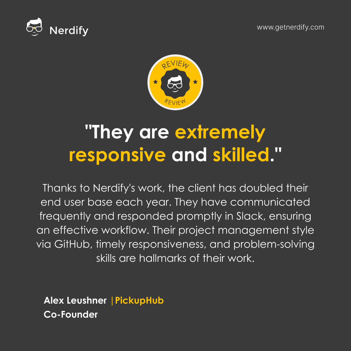 getnerdify's tweet photo. 🤗Finding a good service can be challenging, but our clients know they can trust us. 🎉We are happy to announce that we have been rated 5.0 on Clutch, showcasing our commitment to excellence and customer satisfaction.🤓

#GetNerdify #Nerdify #Webdevelopment #Clutch #ClutchReview https://t.co/eK2zsRo6RV