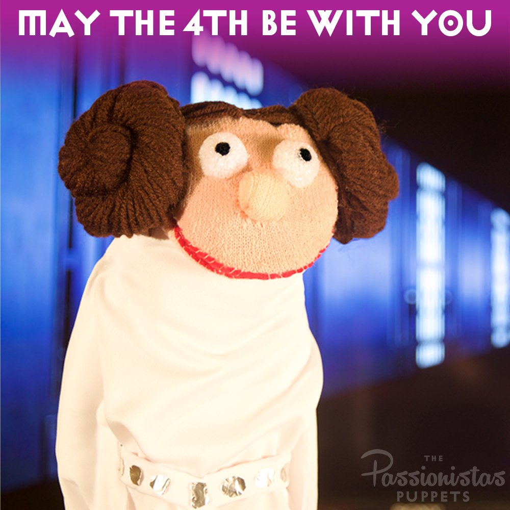 May the 4th be with you...

#StarWars #StarWarsDay #PassionistasPuppets #PuppetsRock #PuppetsArePeopleToo #PassionistasPuppetIcons