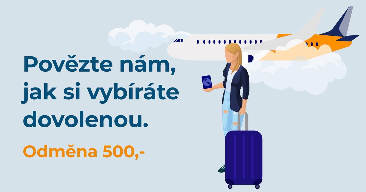 Objednáváte zájezdy online a plánujete zrovna dovolenou✈️? Povězte nám o tom ve videohovoru a pomozte nám zlepšit prodej zájezdů! 📲

#NechcemeToZadarmo Odměna 500, Kč/h.

Pokud se chcete stát součástí výzkumu, vyplňte nám prosím dotazník: forms.gle/tNhkCcU6AUg1tQ…