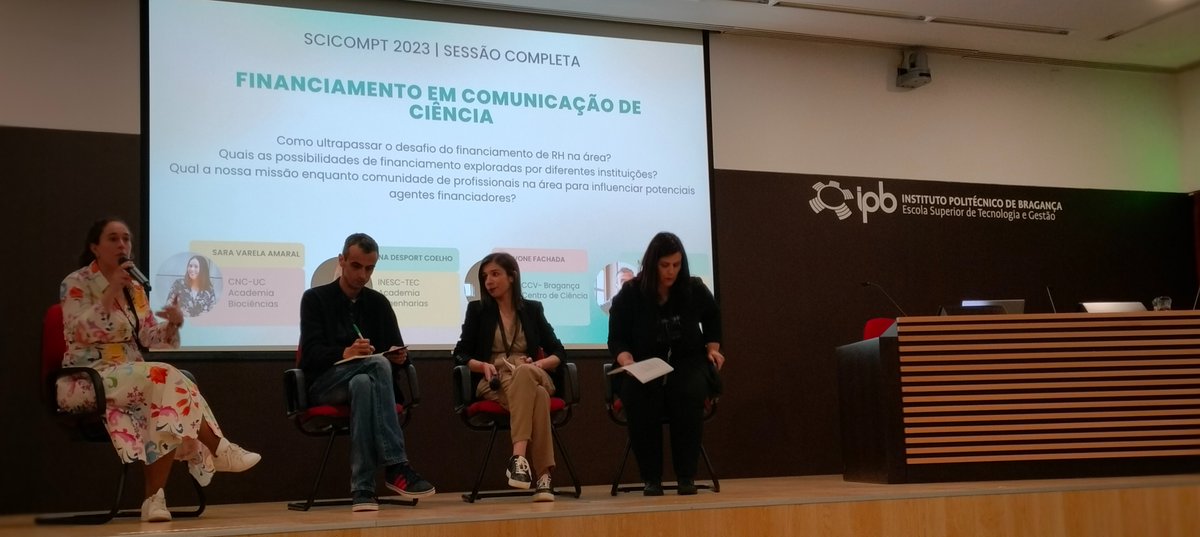 INESCTEC's tweet photo. 🤔How many layers does science communication funding have? We are peeling the onion 💪
#INESCTEC is at @SciComPT sharing some thoughts and experiences 

 #SciComPt2023 https://t.co/EcNF0KBDYR