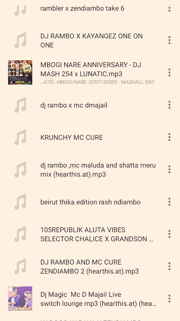 @Deejayrambo1 Playlist kwa dj. wetu hukuwa taaruki.,.... All time dj pon deh #254.. Rambler🤎🤎🤎