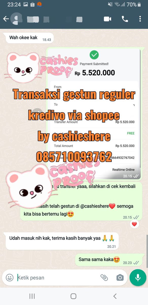 cashieshere's tweet photo. 444. Gestun spaylater instan 2juta✅
445. Gestun spaylater instan 2juta✅
446. Gestun spaylater reguler 3juta✅
447. Gestun kredivo via shopee reguler 6juta✅

#gestunbycashieshere 

Avail instan all nominal
Avail gestun all paylater
Trusted 100% amanah 100% since 2022💜🤘🏻 https://t.co/IFlYWS5Mj5