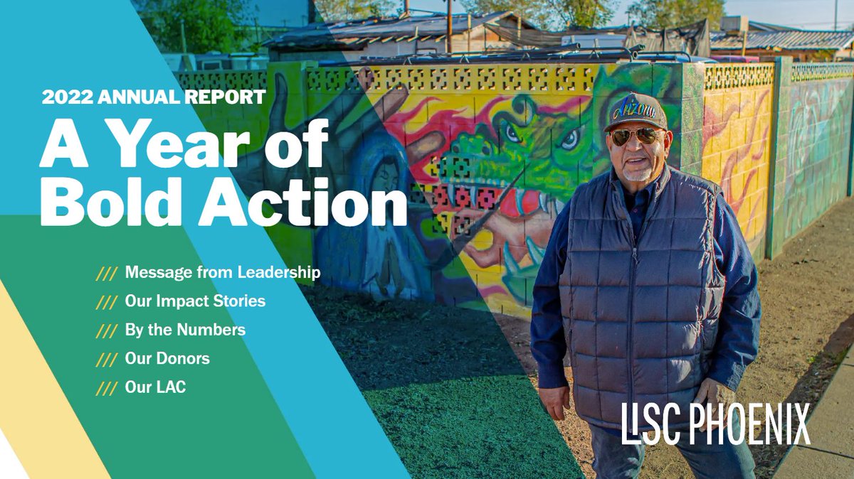 LISC Phoenix (@lisc_phx) on Twitter photo Our LISC Phoenix team kicked a** in 2022. Read our annual report to see how. report.lisc.org/2022-local-ann… Our LISC Phoenix team kicked a** in 2022. Read our annual report to see how. report.lisc.org/2022-local-ann…