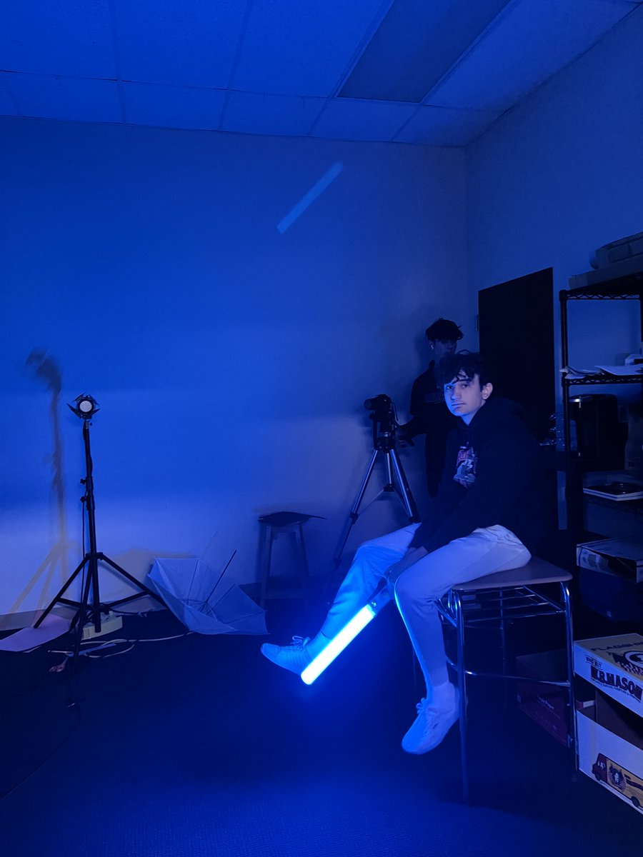 Strong in the #force, our #LakeRidgeAcademy Upper School photography class is. Our Royals tested their #knowledge and #StarWars skills by using #lightsabers in their long exposure photo project and learned the #LRAWay on this #Maythe4th.