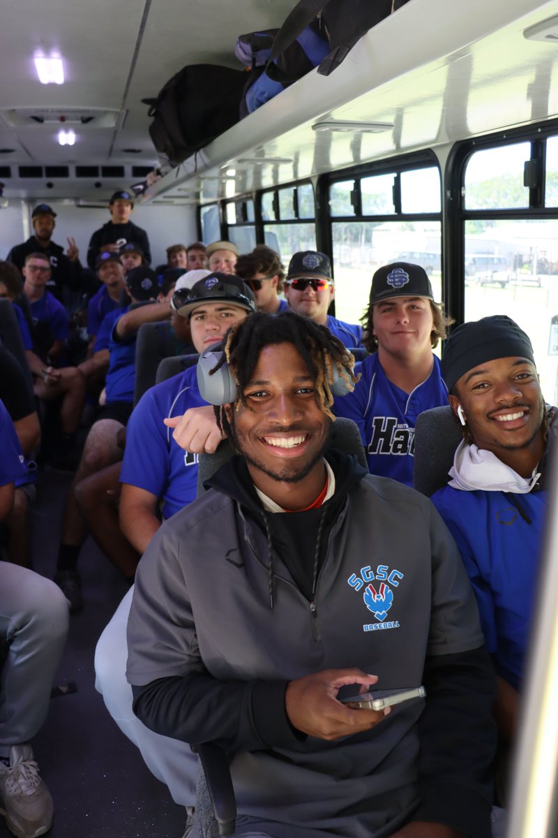 The Hawks are on their way to East Georgia for their final regular game of the season. Safe travels and Go Hawks!! <a href="/SGSC_Baseball/">SGSC Baseball</a>