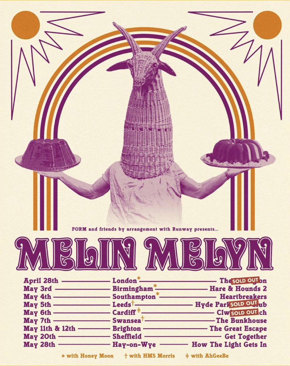 📅 SUNDAY!! ⇩ @menterabertawe x The Bunkhouse present psychedelic, Welsh country-pop outfit @melin_melynband!🌀 'Jaunty, homespun surf-pop that is exuberant and refreshing' - NME +Special guests: @HMSMorris @itsmojojnr 🎟️ TICKETS SELLING FAST ⇨ bunkhousebar.gigantic.com/menter-iaith-a…
