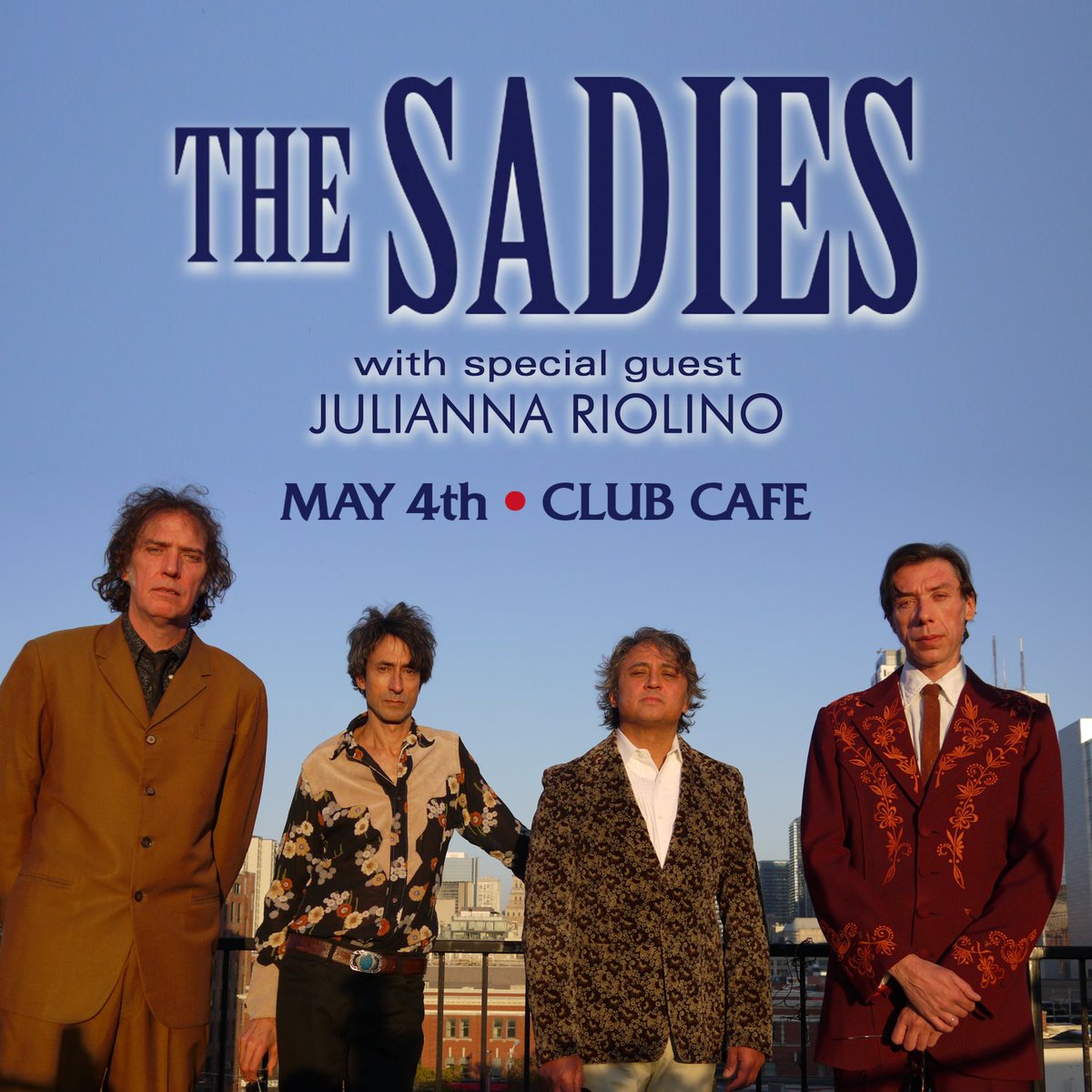 TONIGHT! @TheSadies with Special Guest @jrjuliannasings. Tickets are still available for purchase online or at the door. Buy tickets here: bit.ly/426xikL Doors: 7:00PM