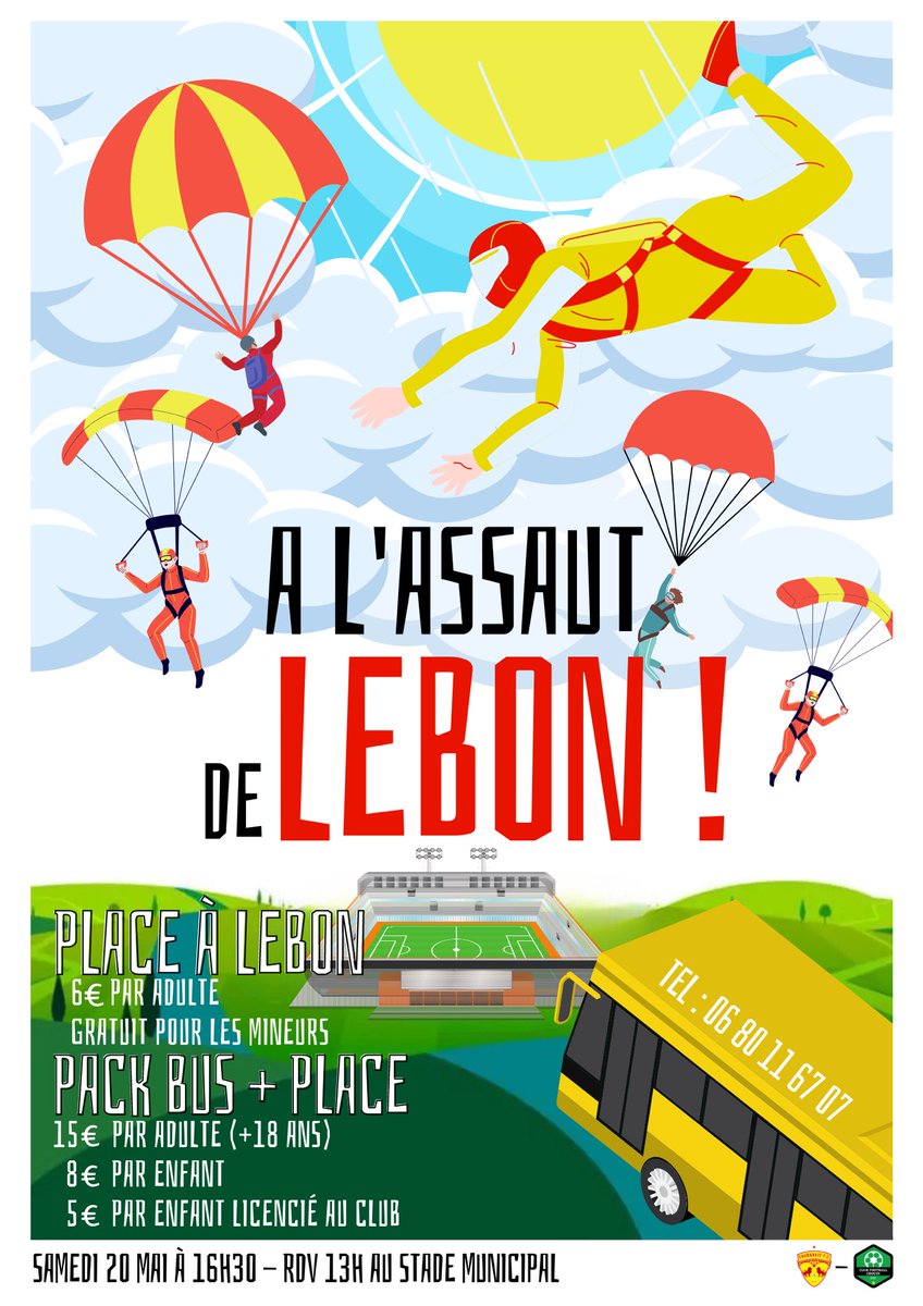 ChabanaisFC's tweet photo. @letomlanglois @CmsoChabanais @CMSudOuest @WeAreArkea Tous à Lebon ! ❤️💛 https://t.co/rG5cVdDVBQ