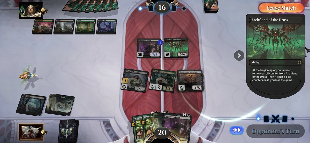 Thank you for a great match today. My Glissa to your Archfiend was clutch.  #MTGArena #quickwin #easyout