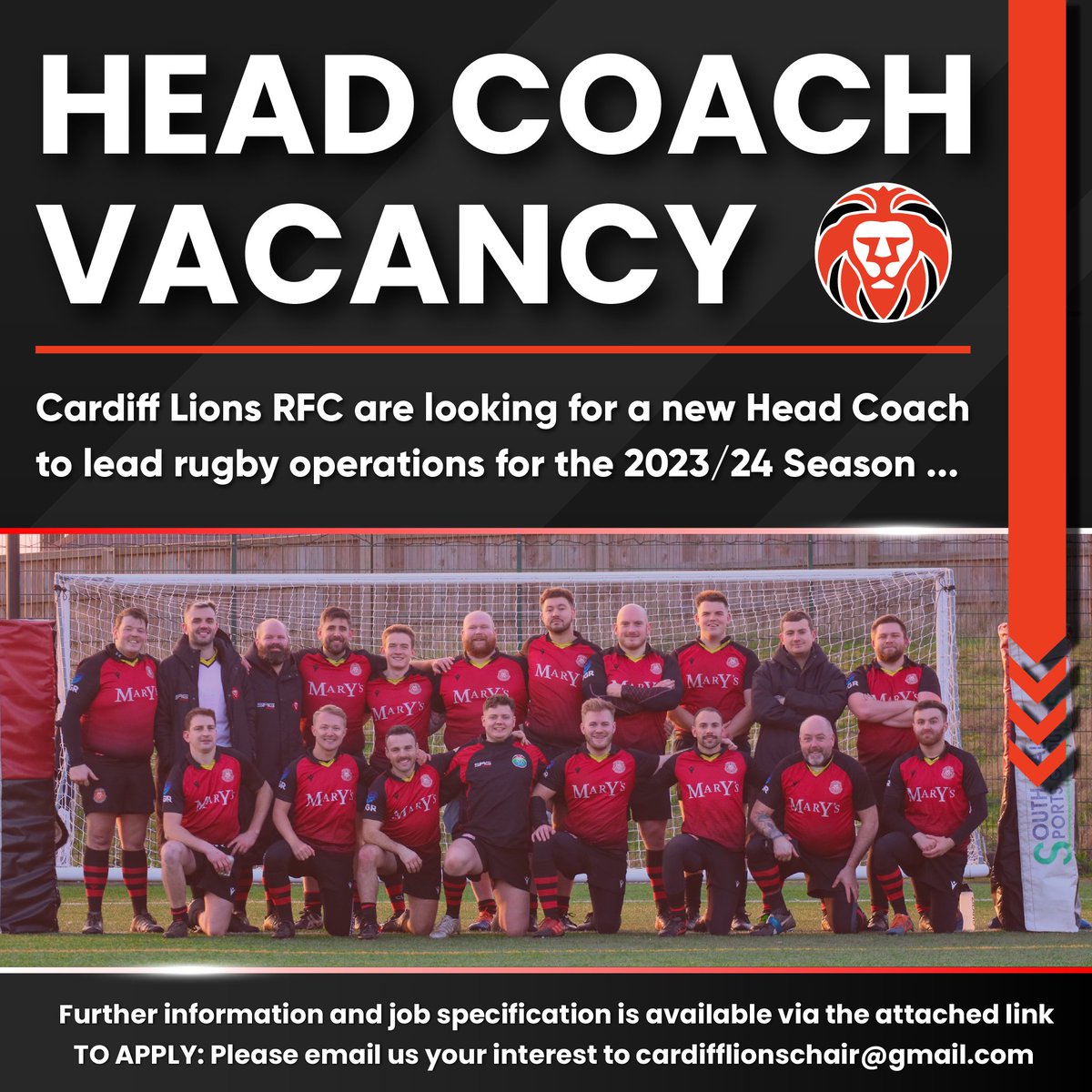 📷Head Coach Vacancy 📷 We are excited to announce that our committee is now looking to bring in a new head coach for the 23/24 season.