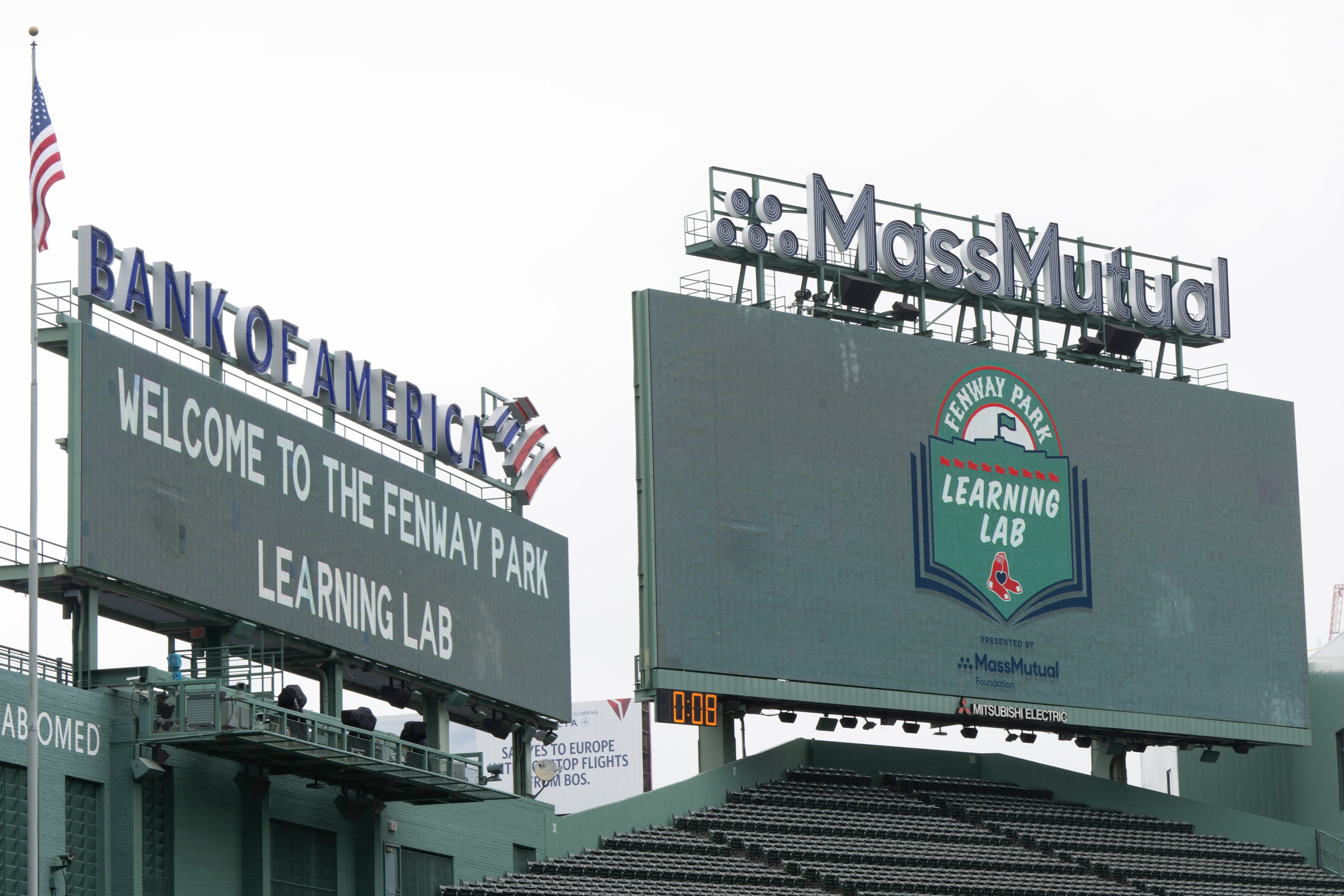 red sox massmutual sign