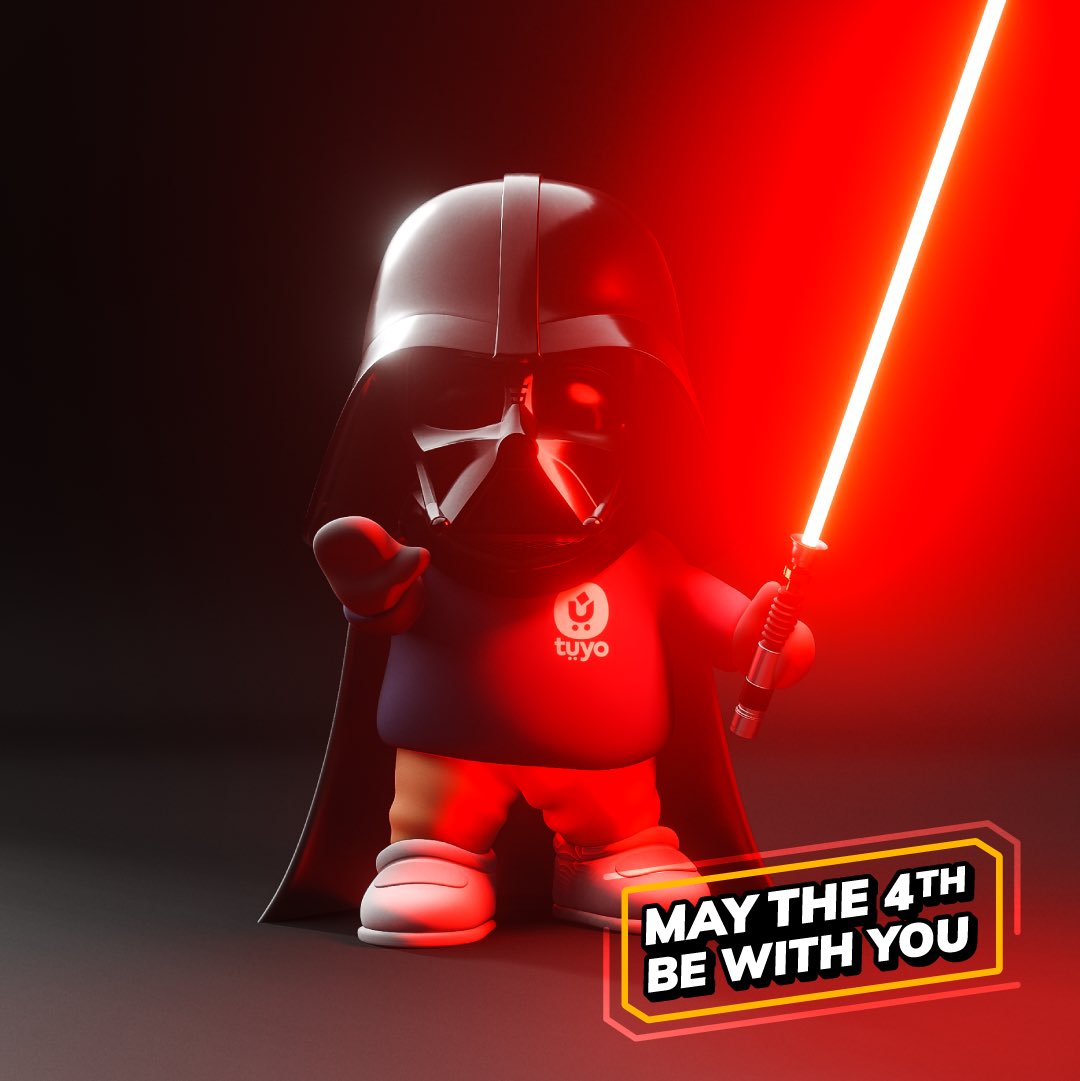 El chiquitín sabe qué día es hoy 👀. #maythe4thbewithyou 🚀