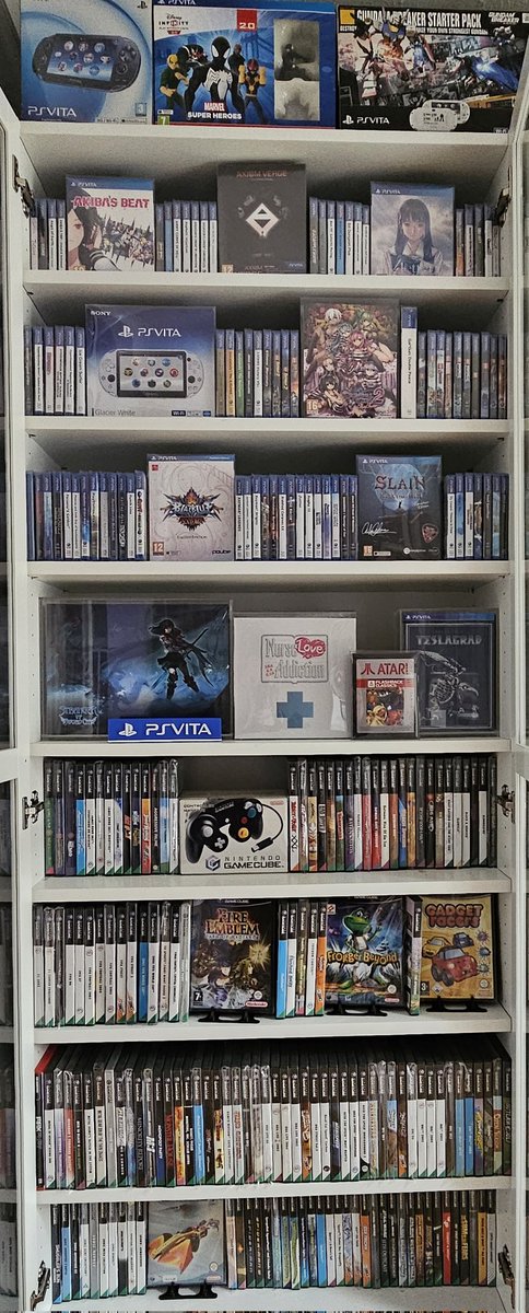 lee2012scouse's tweet photo. Well today marks a massively emotional day for me, i have officially finished my personal quest to get a fully sealed PAL Vita set alongside my CIB PAL Gamecube set :) x #vitaisland
#psvita #psv #sealedgames #sony 
Thanks for looking https://t.co/HrKq2A6fed