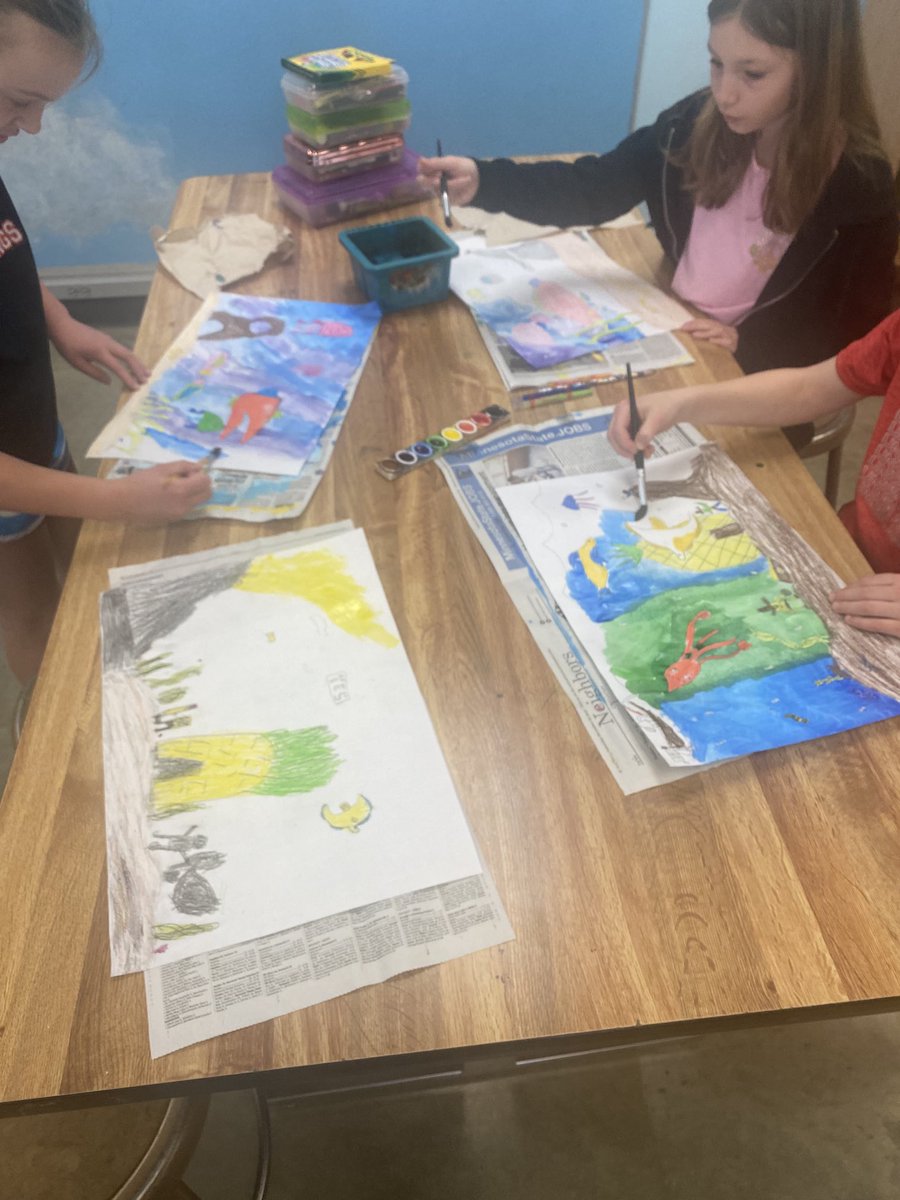 Creating aquariums for our fish that went home last week…… ⁦@keri_sollitt⁩ ⁦<a href="/ISD728/">ISD 728</a>⁩ @WCampbell728