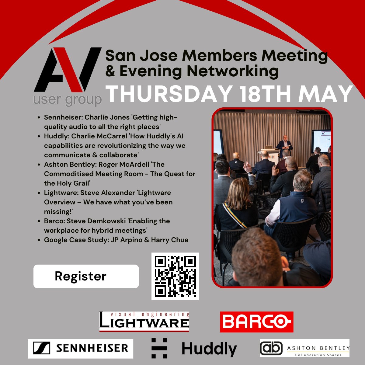 AV User Group tweet media