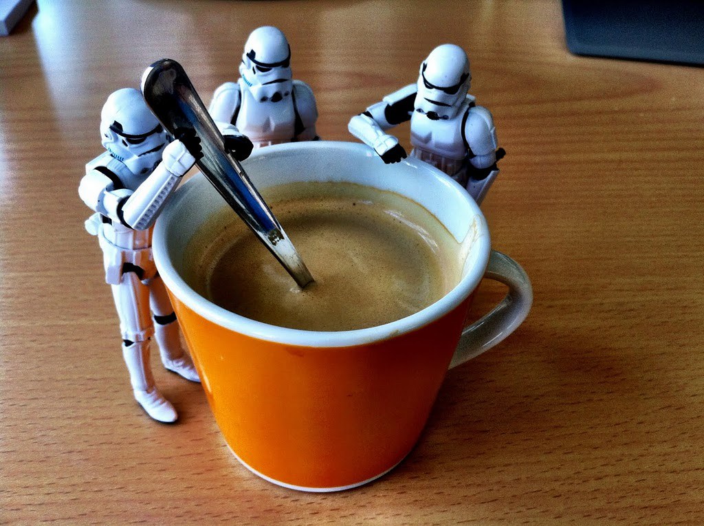 JuliasCoffee's tweet photo. may the 4th be with you.

Question of the day: How many stormtroopers does it take to make a good cup of coffee? https://t.co/XulIReOyaV