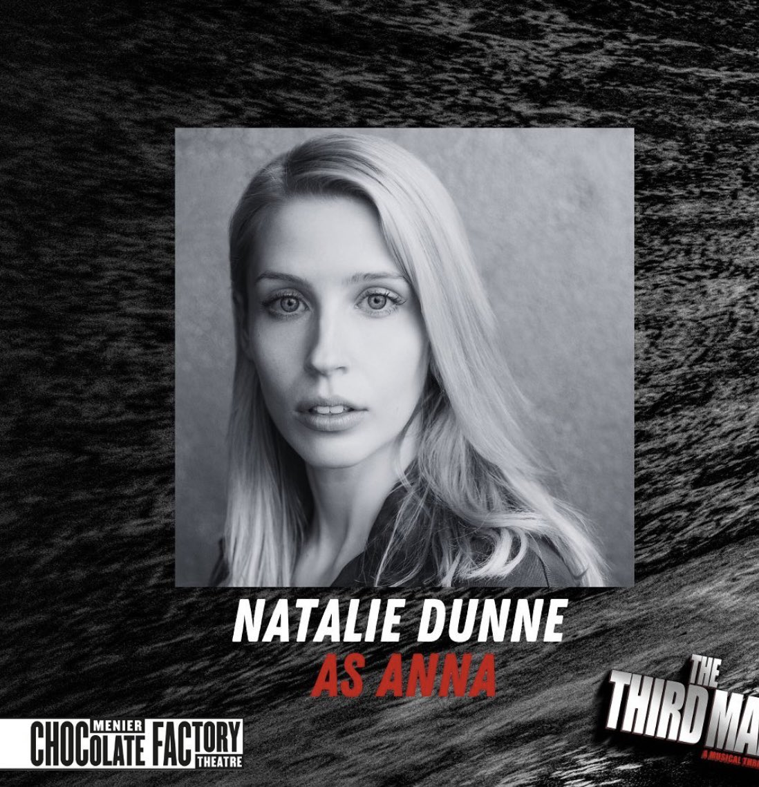 Innovate’s Natalie Dunne will be playing the role of Anna in the the stage premiere of The Third Man at @MenChocFactory! The play will be on from June 10th, playing to 9th of September 👏🏼🎭🙌🏼 @natalieisdunne