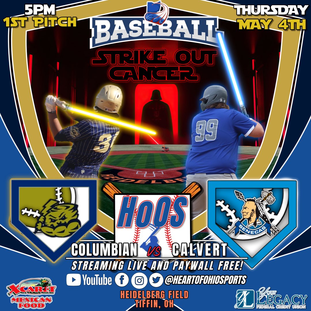 Greg Kinn (@g_kinn) on Twitter photo Don’t forget to catch <a href="/BaseballTiffin/">Tiffin Columbian Baseball</a> and <a href="/CalvertAthletic/">Calvert Athletics</a> play today for a great cause. Let’s strike out cancer! Don’t forget to catch <a href="/BaseballTiffin/">Tiffin Columbian Baseball</a> and <a href="/CalvertAthletic/">Calvert Athletics</a> play today for a great cause. Let’s strike out cancer!