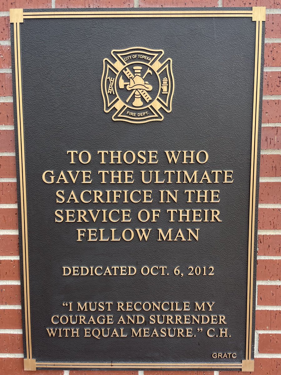Topekafire's tweet photo. Join us on #InternationalFirefightersDay to honor and thank firefighters past and present for their service and sacrifice. Shout out a firefighter who you appreciate below! https://t.co/xT1uxtFkM9