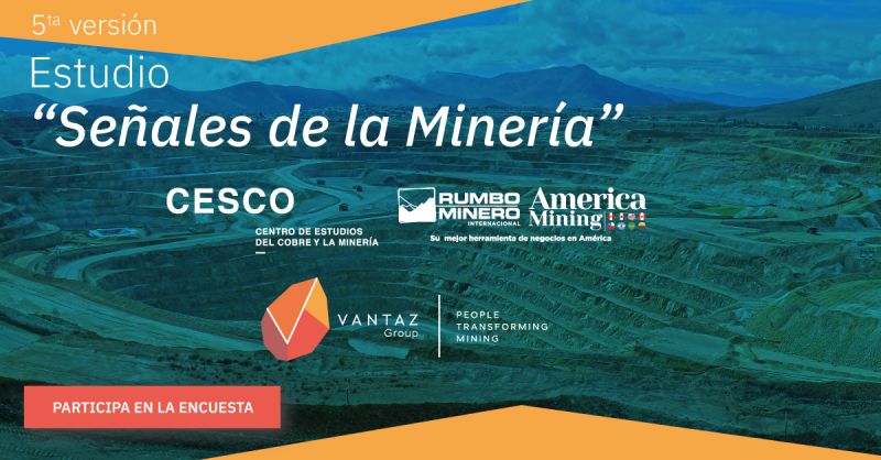 CESCO (@centrocesco) on Twitter photo Recuerda participar en la 5° versión de nuestro estudio Señales de la Minería, que desarrollamos con Vantaz, y en Perú, con <a href="/rumbominero/">Revista Rumbo Minero</a> .
Para participar en el estudio de Chile: lnkd.in/eZw8RMVN
Para participar en el estudio de Perú: lnkd.in/e6gc8T3D Recuerda participar en la 5° versión de nuestro estudio Señales de la Minería, que desarrollamos con Vantaz, y en Perú, con <a href="/rumbominero/">Revista Rumbo Minero</a> .
Para participar en el estudio de Chile: lnkd.in/eZw8RMVN
Para participar en el estudio de Perú: lnkd.in/e6gc8T3D