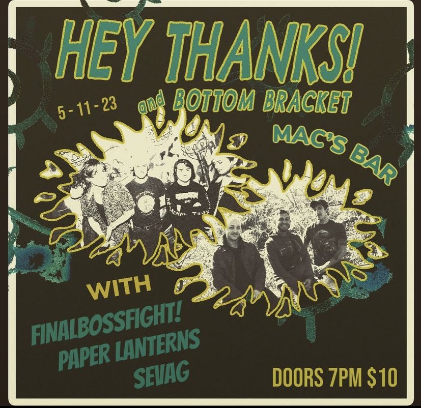 Lansing next week! Back to Macs Bar!