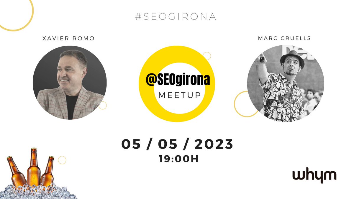 seogirona's tweet photo. 🍻Encara queden places per venir al #SEOgirona de demà!
En aquesta ocasió tindrem a @xromo parlant-nos de la millor manera de fer un Keyword Research el 2023
i a @Marc__Cruells ensenyant-nos a fer màgia amb Google Sheets i Inteligencia Artificial. 
😉👉https://t.co/VD65aGxA5E 🍻 https://t.co/EmihQfPskz