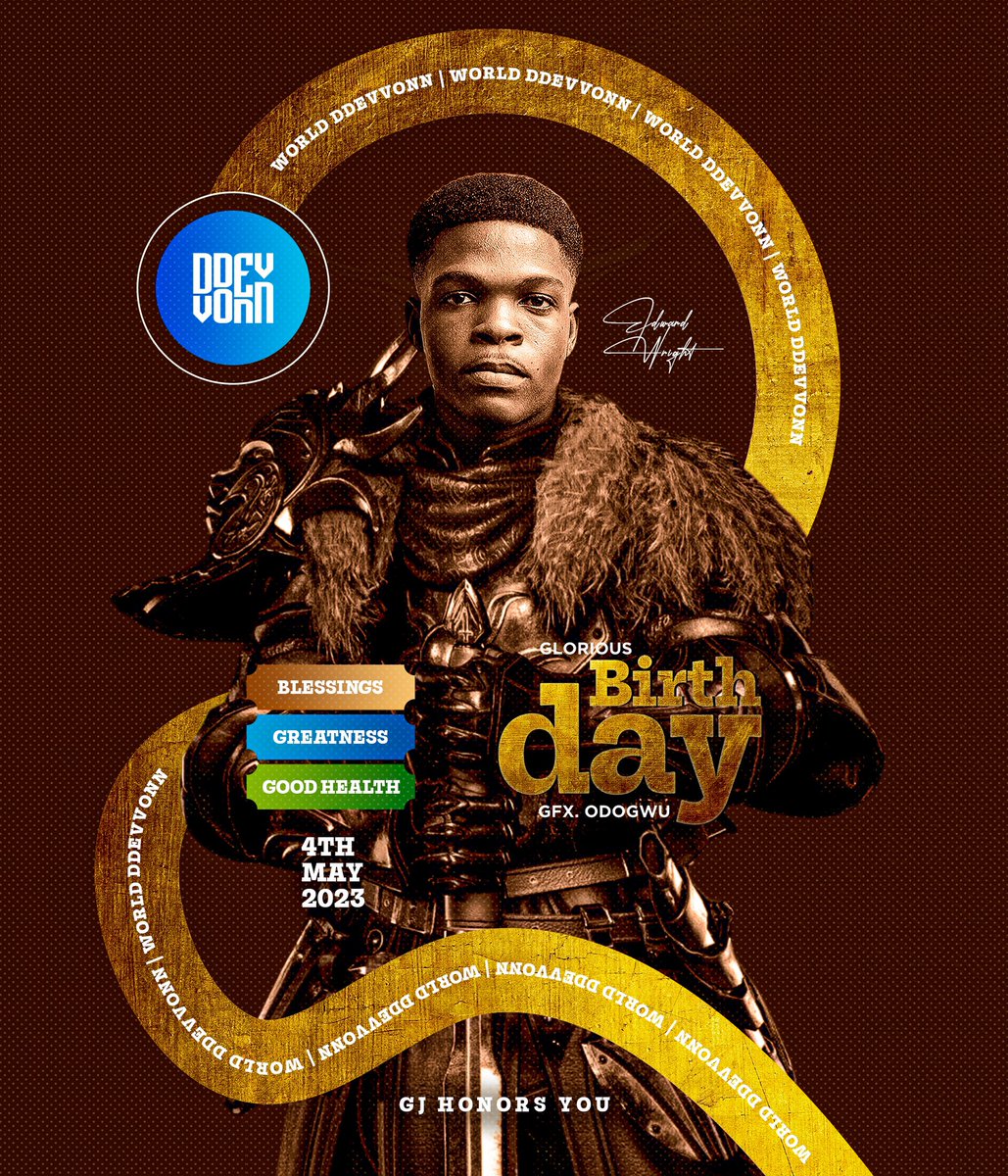 gjgraphix's tweet photo. Happy birthday brotherman @xlzddevvonn
Cheers to greatness ๐โค๏ธ๐พ๐ฅณ
Designers first copy book๐
#ddevvonn #gjgraphix https://t.co/fDsHtNQuCe