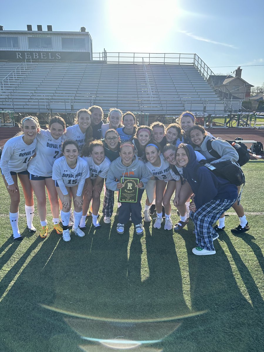 DePaul prep girls soccer takes home the hardware! Ridgewood tourney champs! Also, huge congrats to the girls for taking 1st place in conference over big rival De La Salle!